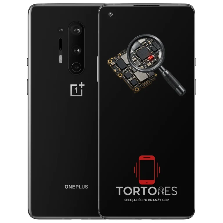 OnePlus 8 Pro z symbolem diagnostyki - diagnoza telefonu