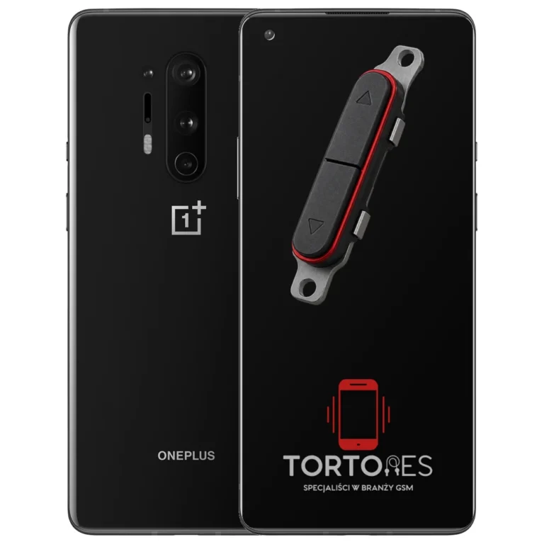 OnePlus 8 Pro z symbolem przycisków - naprawa przycisków włączania i głośności