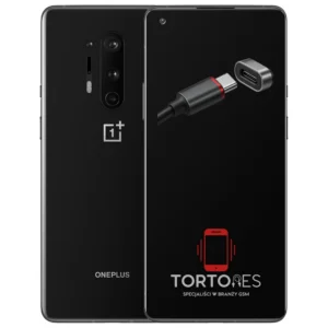 OnePlus 8 Pro z ilustracją złącza ładowania - naprawa złącza ładowania