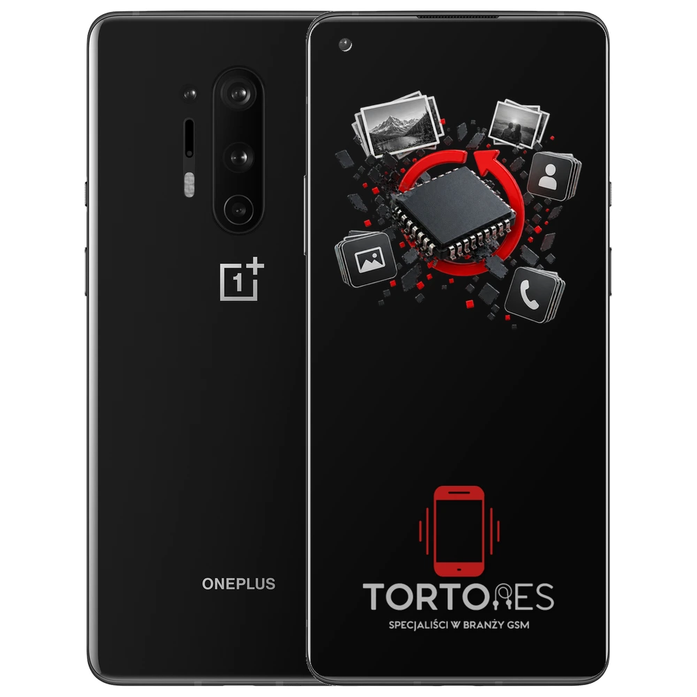 OnePlus 8 Pro z ilustracją odzyskiwania danych - odzyskiwanie danych