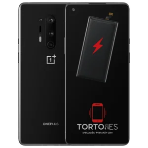 OnePlus 8 Pro z ilustracją baterii - wymiana baterii