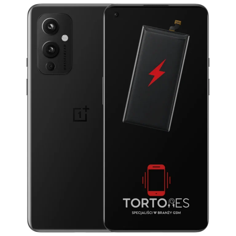 OnePlus 9 z ilustracją baterii - wymiana baterii