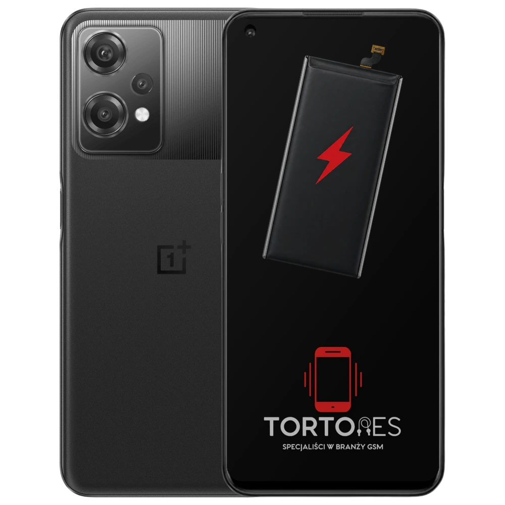 OnePlus Nord CE 2 Lite 5G z ilustracją baterii - wymiana baterii