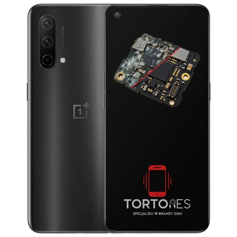 OnePlus Nord CE 5G z ilustracją zalania - czyszczenie po zalaniu