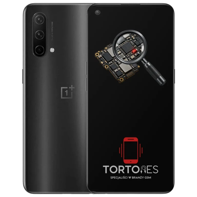OnePlus Nord CE 5G z symbolem diagnostyki - diagnoza telefonu