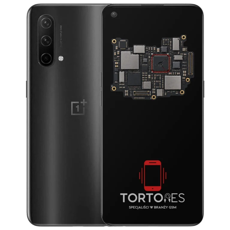 OnePlus Nord CE 5G z ilustracją płyty głównej - naprawa płyty głównej
