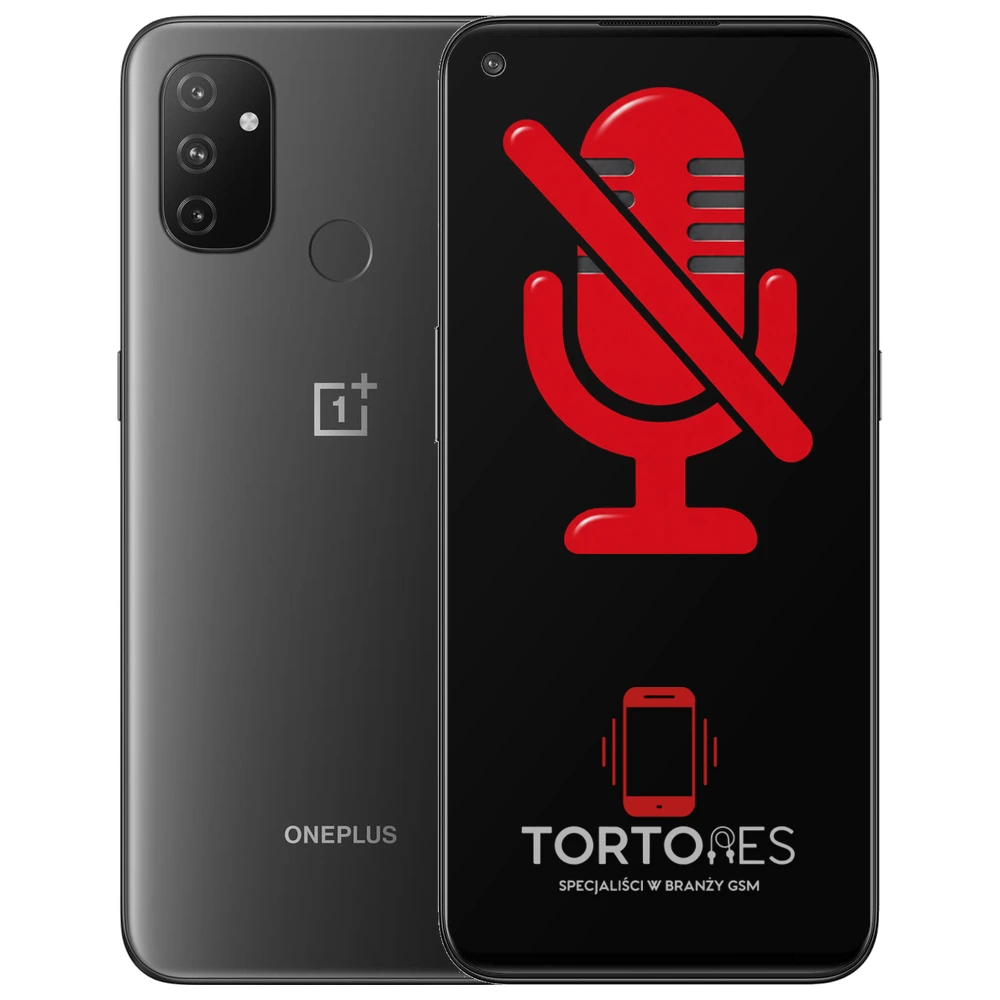 OnePlus Nord N100 z symbolem mikrofonu - naprawa mikrofonu