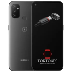 OnePlus Nord N100 z ilustracją złącza ładowania - naprawa złącza ładowania