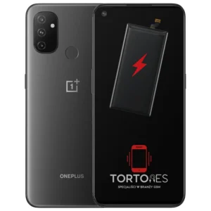 OnePlus Nord N100 z ilustracją baterii - wymiana baterii