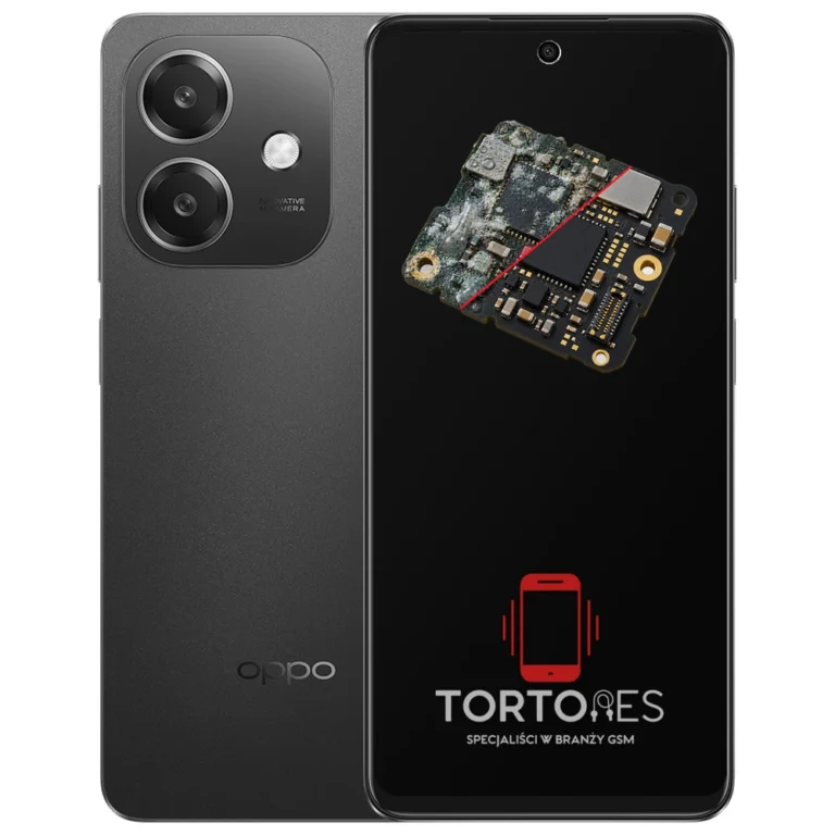 OPPO A40 z ilustracją zalania - czyszczenie po zalaniu