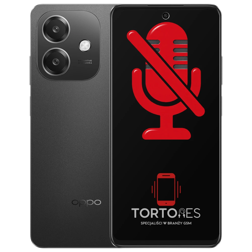 OPPO A40 z symbolem mikrofonu - naprawa mikrofonu