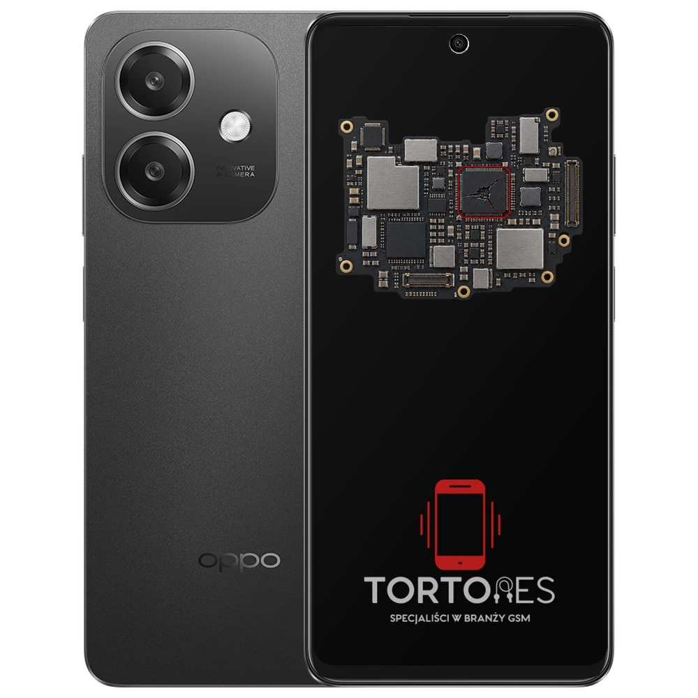 OPPO A40 z ilustracją płyty głównej - naprawa płyty głównej