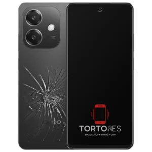 OPPO A40 z ilustracją pękniętej tylnej klapki - wymiana zbitej klapki