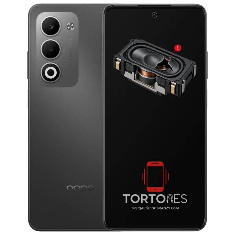 OPPO A5 5G z symbolem głośnika multimedialnego - wymiana głośnika multimedialnego