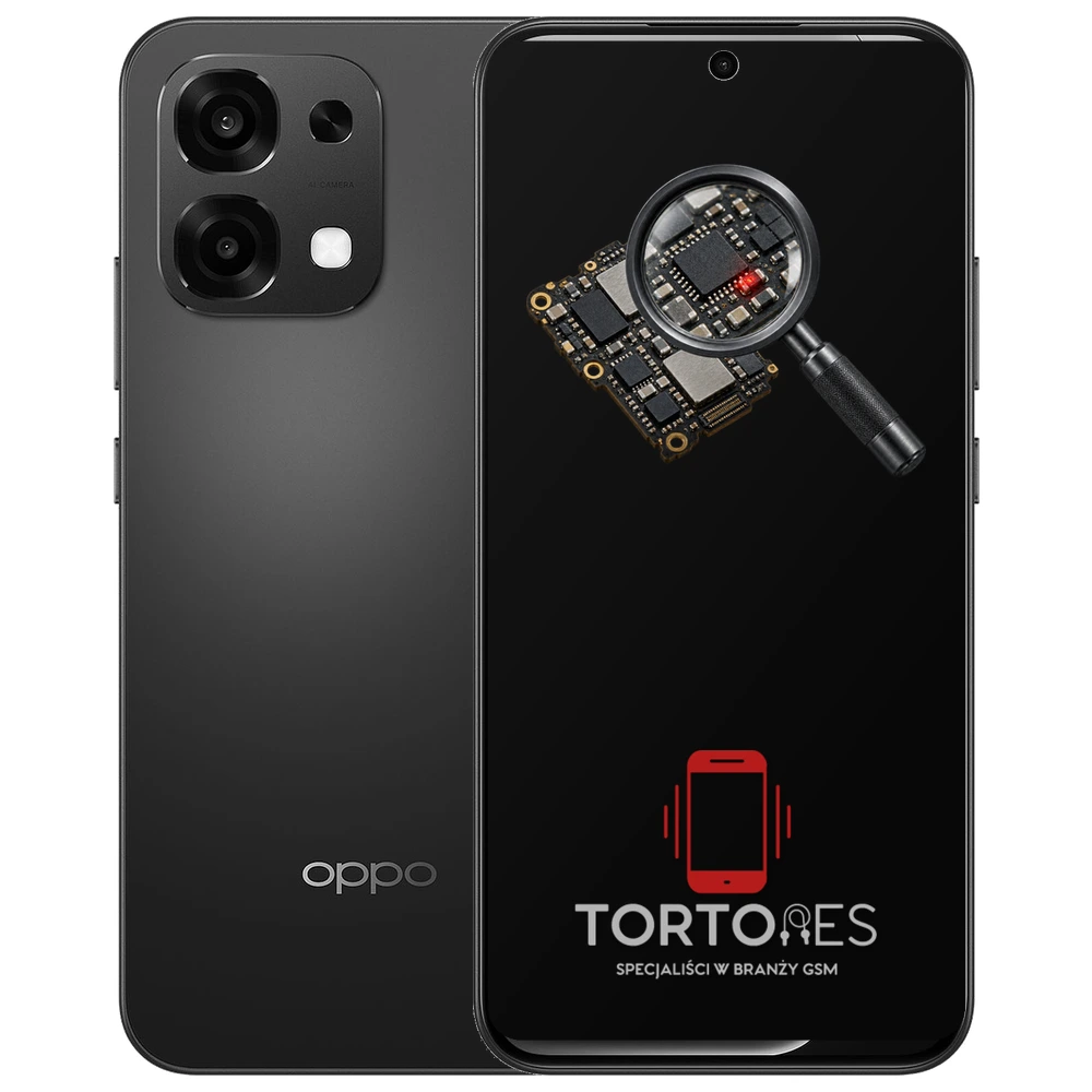 OPPO A6 Pro 5G z symbolem diagnostyki - diagnoza telefonu