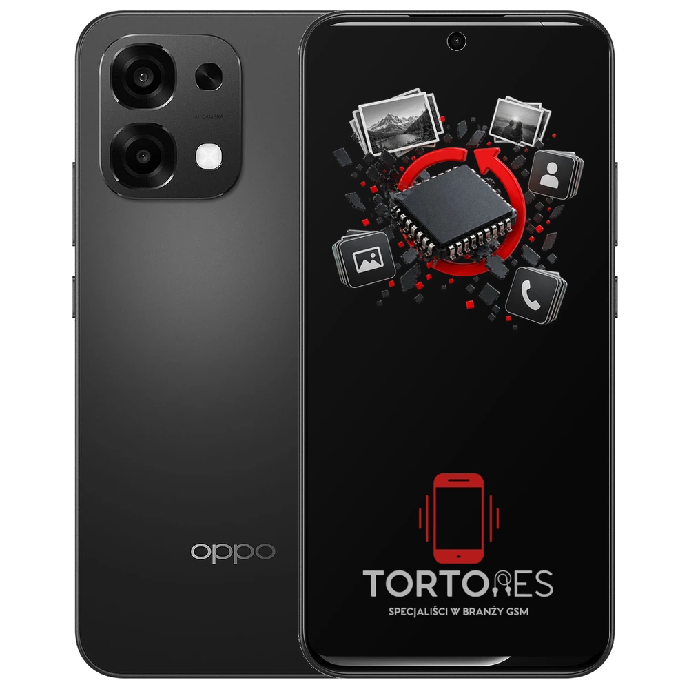 OPPO A6 Pro 5G z ilustracją odzyskiwania danych - odzyskiwanie danych