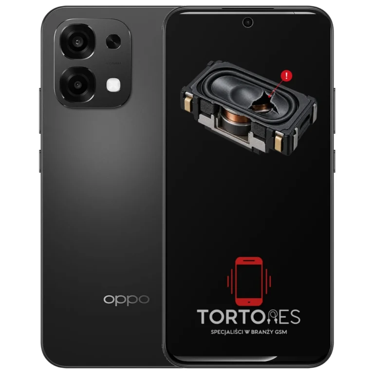 OPPO A6 Pro 5G z symbolem głośnika multimedialnego - wymiana głośnika multimedialnego
