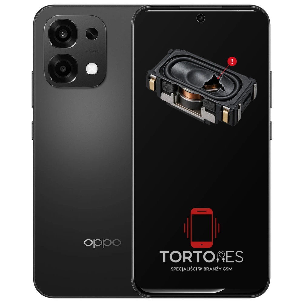 OPPO A6 Pro 5G z symbolem głośnika multimedialnego - wymiana głośnika multimedialnego