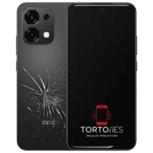 OPPO A6 Pro 5G z ilustracją pękniętej tylnej klapki - wymiana zbitej klapki
