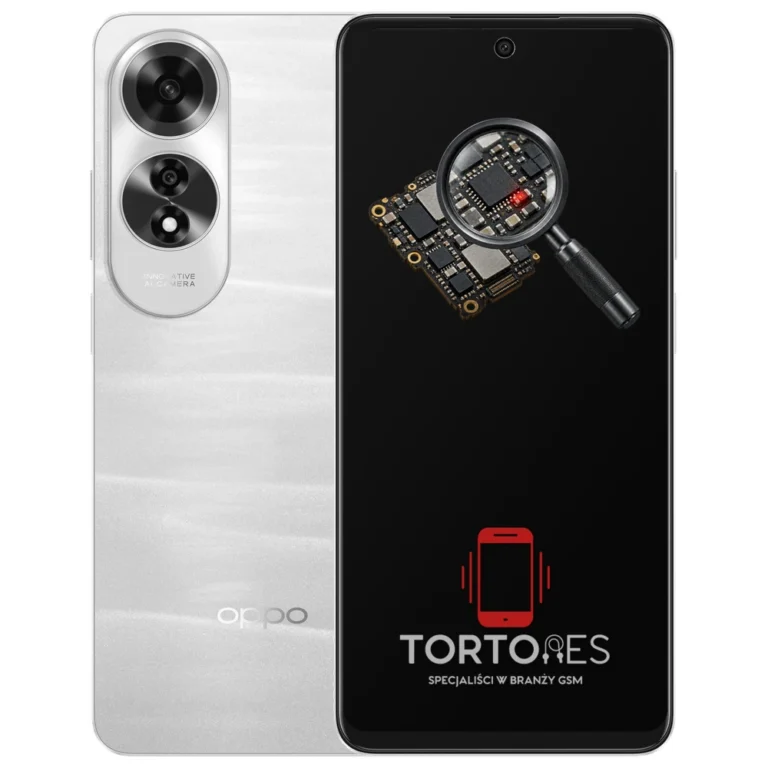 OPPO A60 LTE z symbolem diagnostyki - diagnoza telefonu