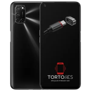 OPPO A72 LTE z ilustracją złącza ładowania - naprawa złącza ładowania