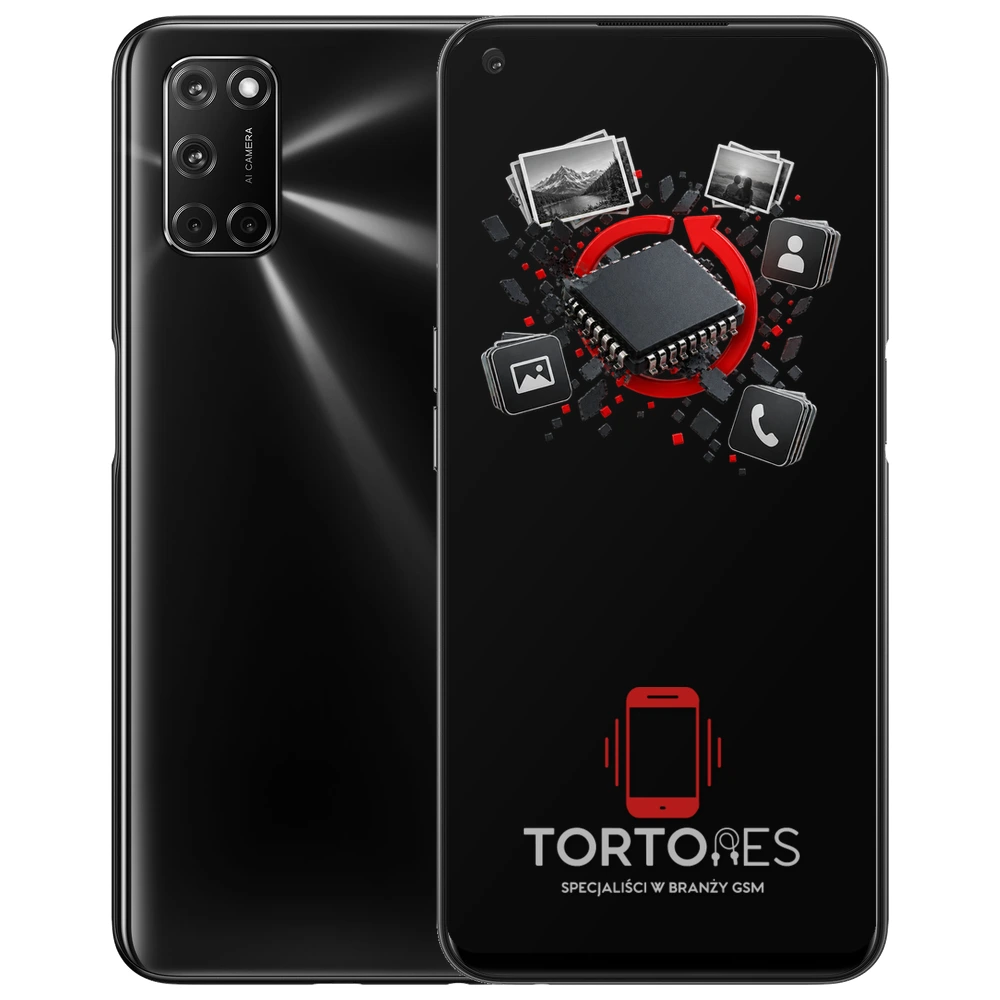 OPPO A72 LTE z ilustracją odzyskiwania danych - odzyskiwanie danych