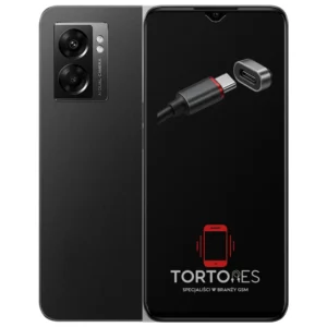 OPPO A77 5G z ilustracją złącza ładowania - naprawa złącza ładowania