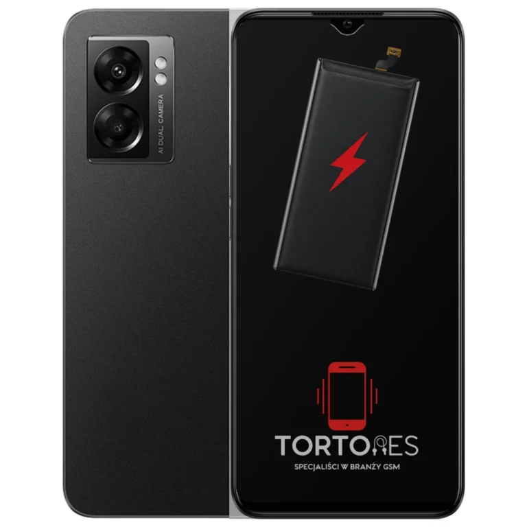 OPPO A77 5G z ilustracją baterii - wymiana baterii