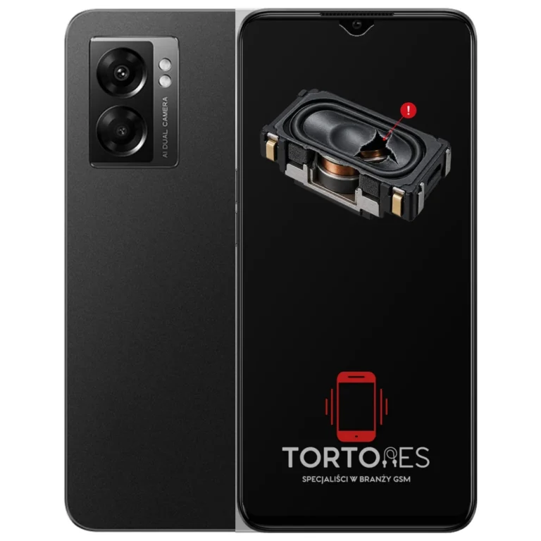 OPPO A77 5G z symbolem głośnika multimedialnego - wymiana głośnika multimedialnego