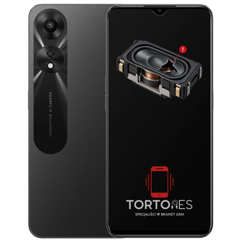 OPPO A78 5G z symbolem głośnika multimedialnego - wymiana głośnika multimedialnego