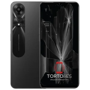OPPO A78 5G z ilustracją pękniętego wyświetlacza - wymiana zbitego wyświetlacza