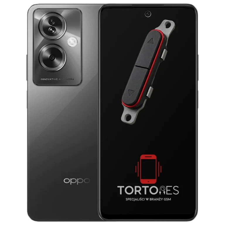 OPPO A79 5G z symbolem przycisków - naprawa przycisków włączania i głośności