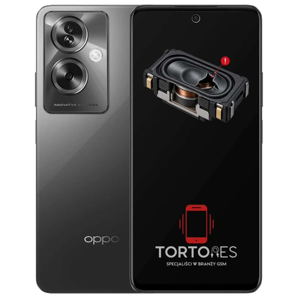 OPPO A79 5G z symbolem głośnika multimedialnego - wymiana głośnika multimedialnego