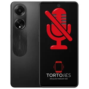 OPPO A98 5G z symbolem mikrofonu - naprawa mikrofonu