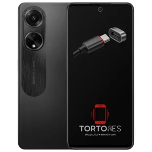 OPPO A98 5G z ilustracją złącza ładowania - naprawa złącza ładowania