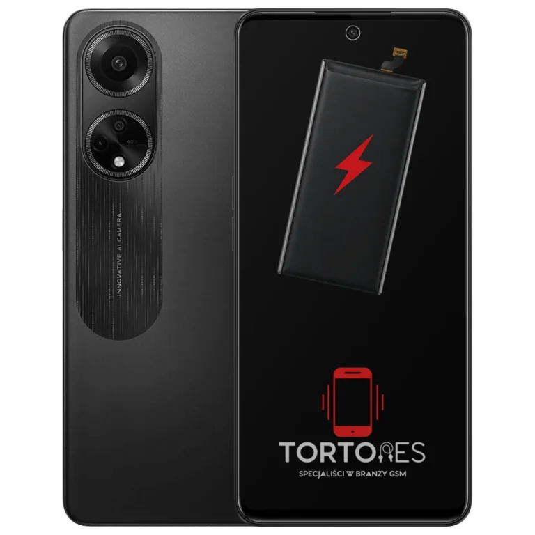OPPO A98 5G z ilustracją baterii - wymiana baterii