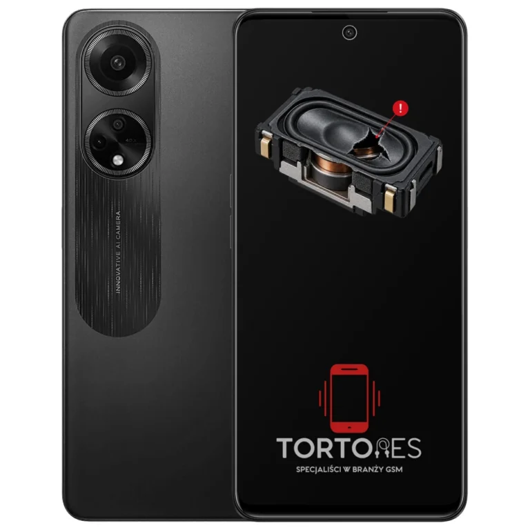OPPO A98 5G z symbolem głośnika multimedialnego - wymiana głośnika multimedialnego