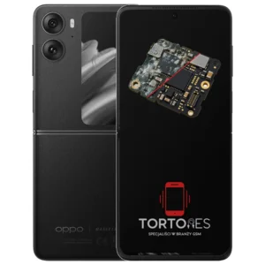 OPPO Find N2 Flip z ilustracją zalania - czyszczenie po zalaniu