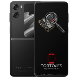 OPPO Find N2 Flip z symbolem diagnostyki - diagnoza telefonu