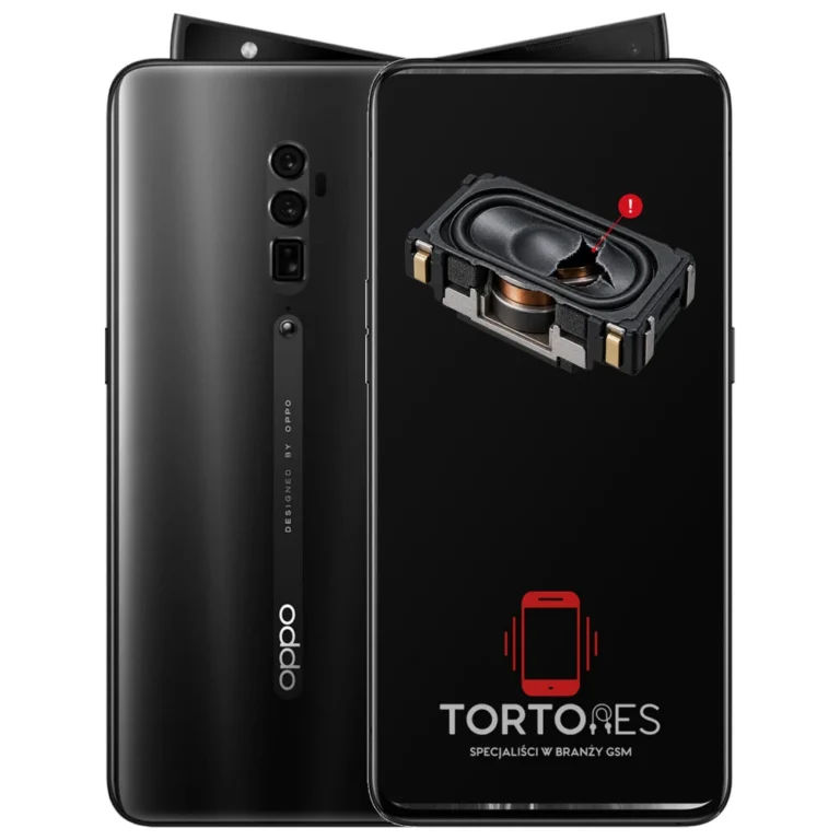 OPPO Reno (2019) z symbolem głośnika multimedialnego - wymiana głośnika multimedialnego