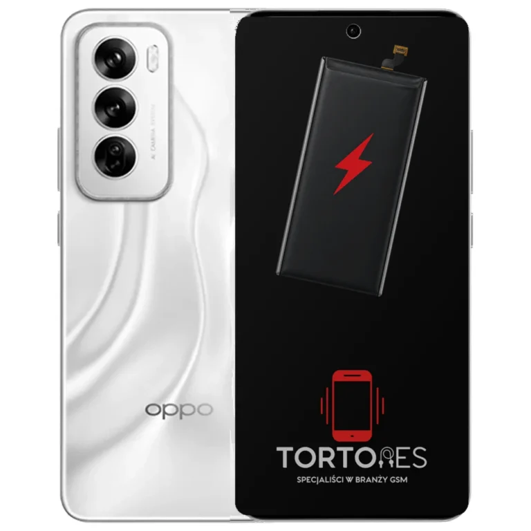 OPPO Reno12 5G z ilustracją baterii - wymiana baterii