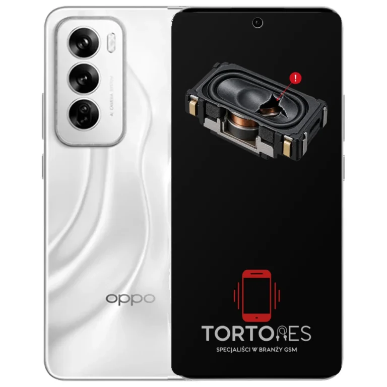 OPPO Reno12 5G z symbolem głośnika multimedialnego - wymiana głośnika multimedialnego