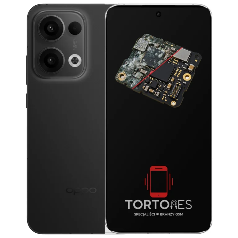 OPPO Reno13 5G z ilustracją zalania - czyszczenie po zalaniu