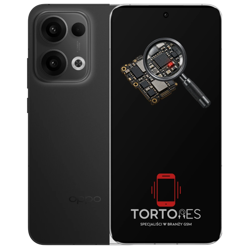 OPPO Reno13 5G z symbolem diagnostyki - diagnoza telefonu