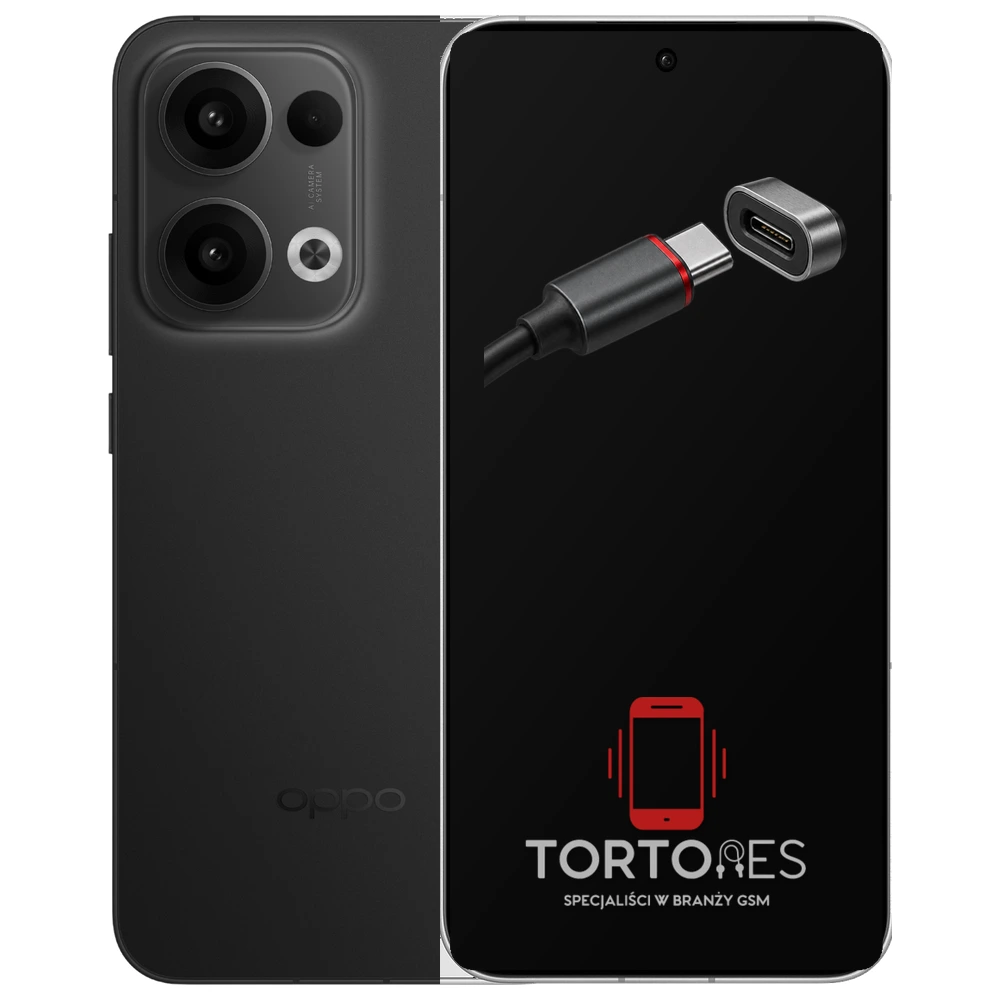 OPPO Reno13 5G z ilustracją złącza ładowania - naprawa złącza ładowania