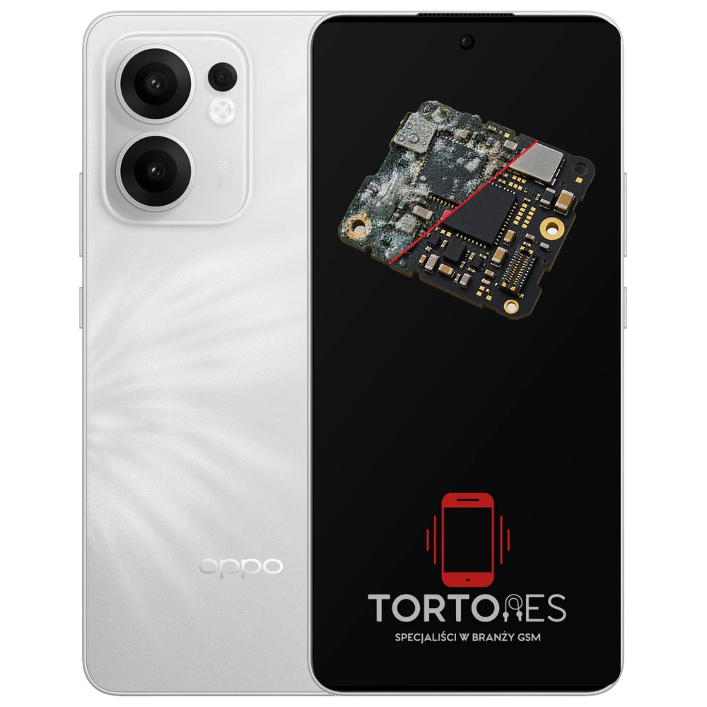 OPPO Reno13 F 5G / FS 5G z ilustracją zalania - czyszczenie po zalaniu
