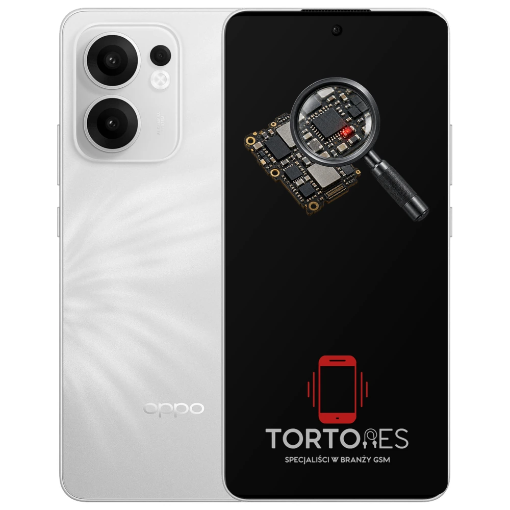 OPPO Reno13 F 5G / FS 5G z symbolem diagnostyki - diagnoza telefonu