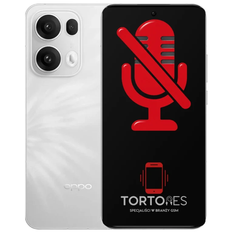 OPPO Reno13 Pro 5G z symbolem mikrofonu - naprawa mikrofonu