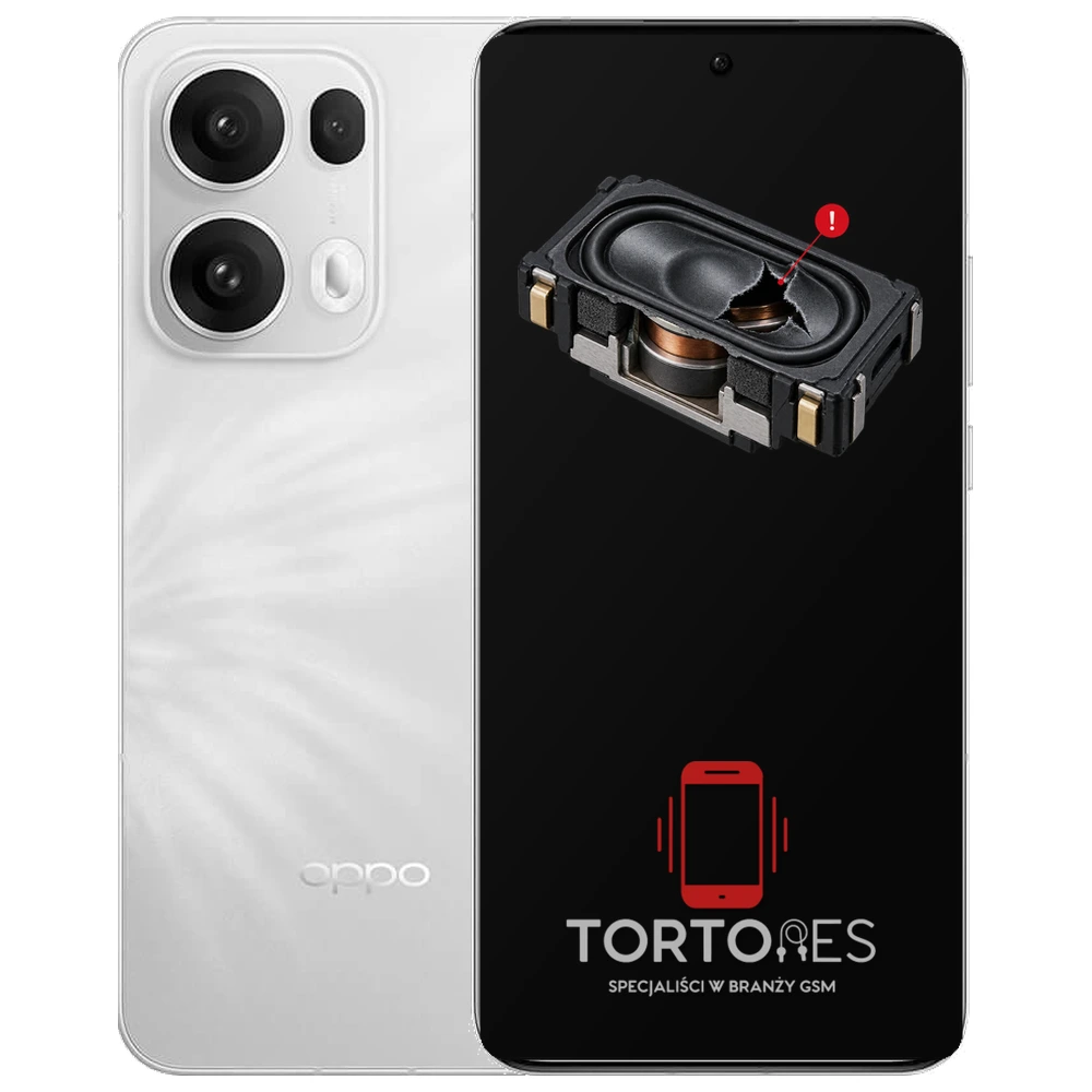 OPPO Reno13 Pro 5G z symbolem głośnika multimedialnego - wymiana głośnika multimedialnego