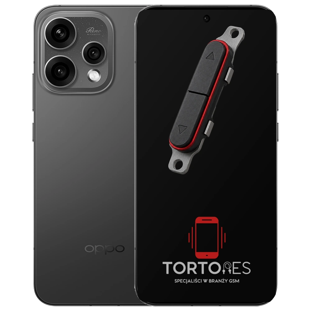 OPPO Reno15 5G z symbolem przycisków - naprawa przycisków włączania i głośności